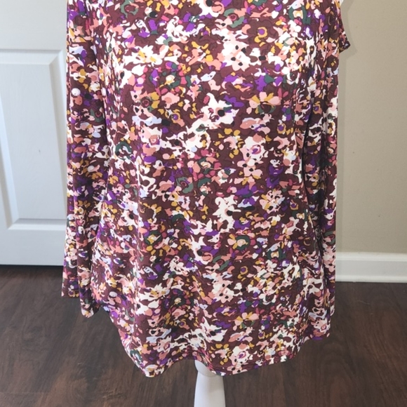 NINE WEST LONG SLEEVES TOP SIZE M ONE CUT OUT SHOULDER NEW WITH TAGS - Picture 5 of 11